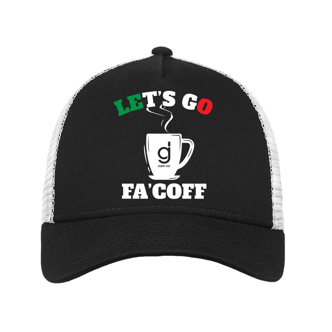 Let's Go Fa'Coff New Era Trucker Cap